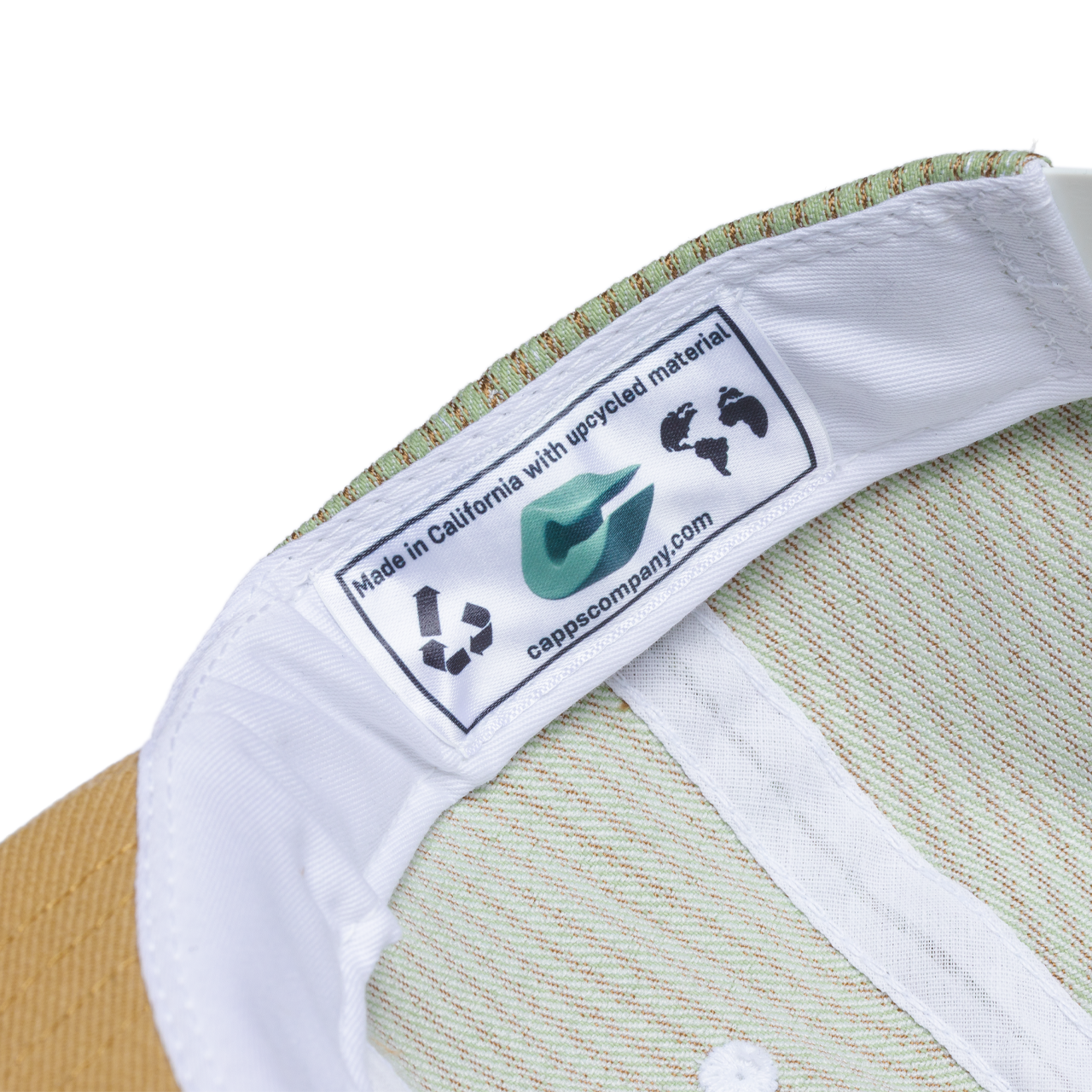 Luxury Brainwear - Sage Pinstripe - Deadstock Collection